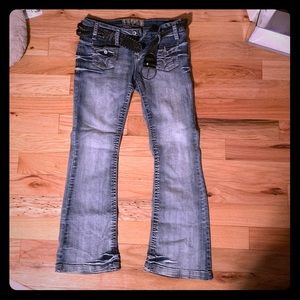 Truce hip hugger semi stretch jeans size 13.